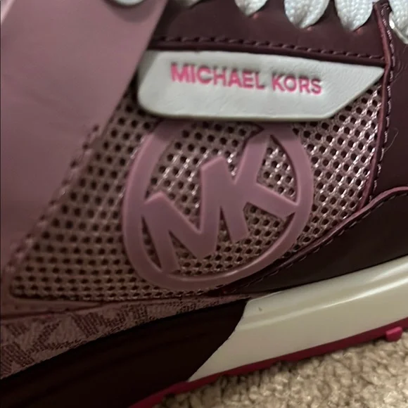 Michael Kors Pink and Burgundy Women's Sneakers - Picture 7 of 7